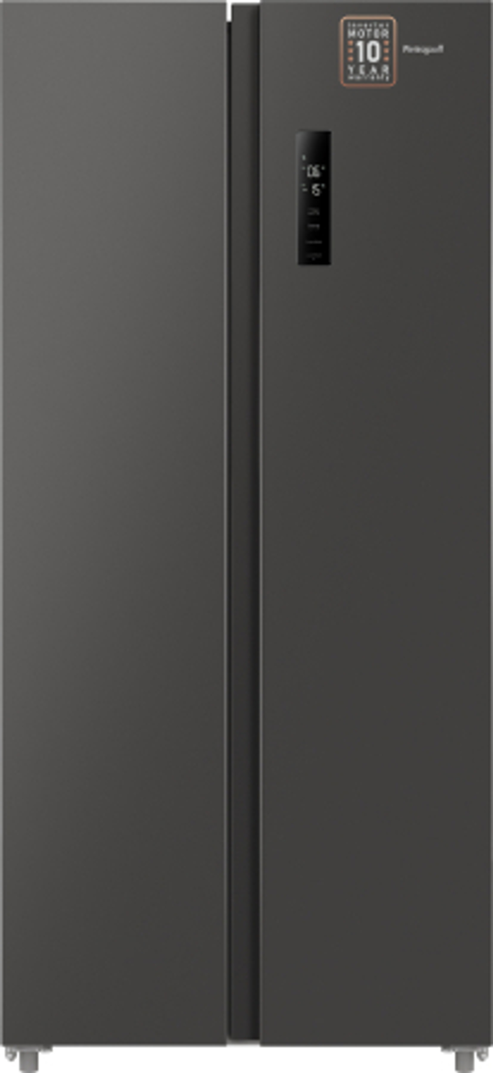 Холодильник Weissgauff WSBS 500 Inverter NoFrost Dark Grey