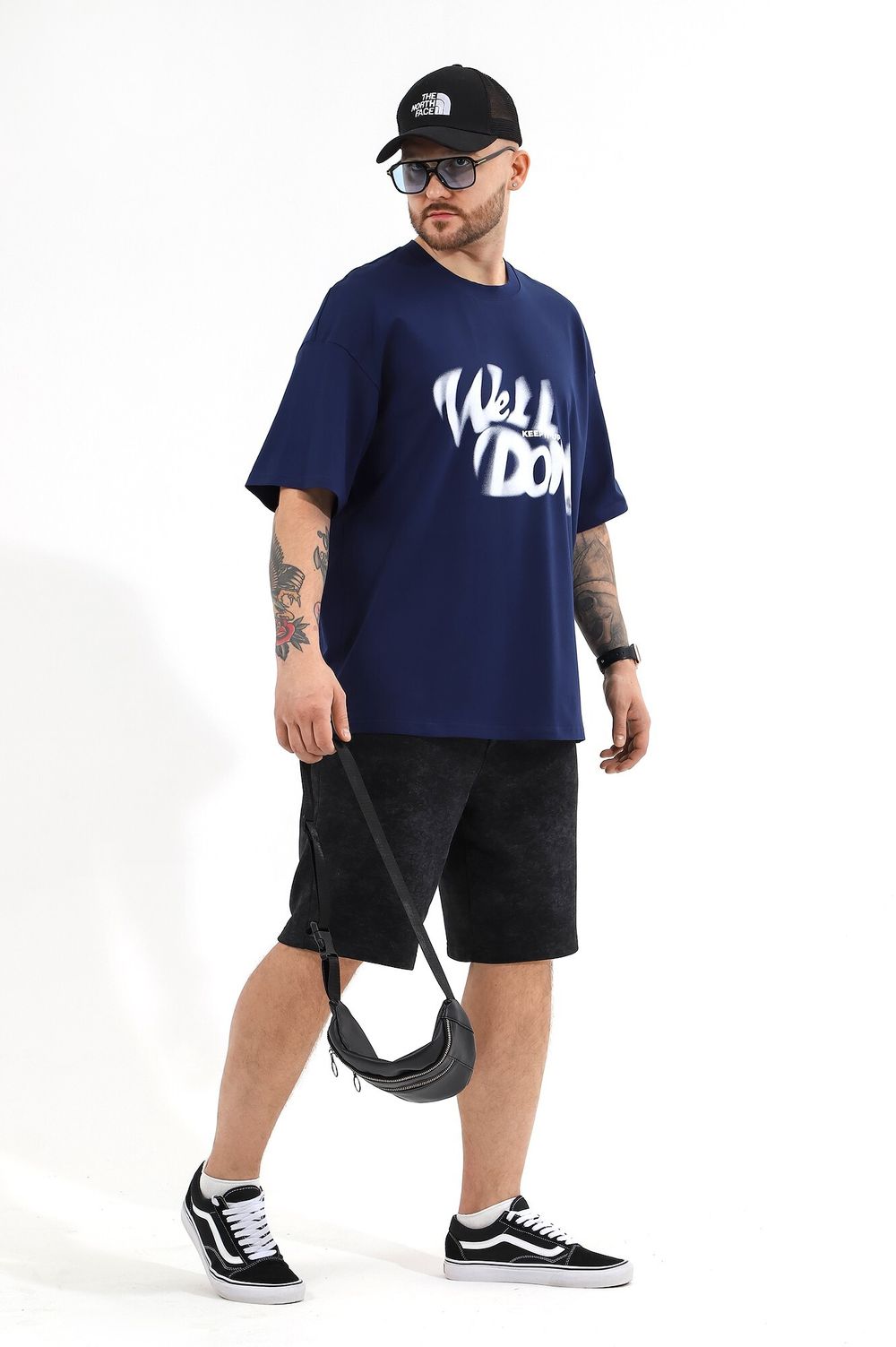 Фуфайка (футболка) мужская Леон-4 Виотекс ТЁМНО-СИНИЙ