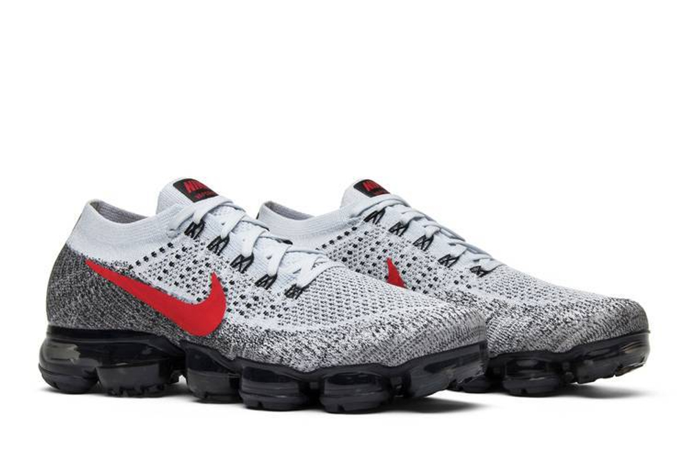 Кроссовки Nike Vapormax Platinum Red Black