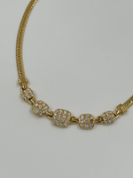 Колье с кристаллами Swarovski