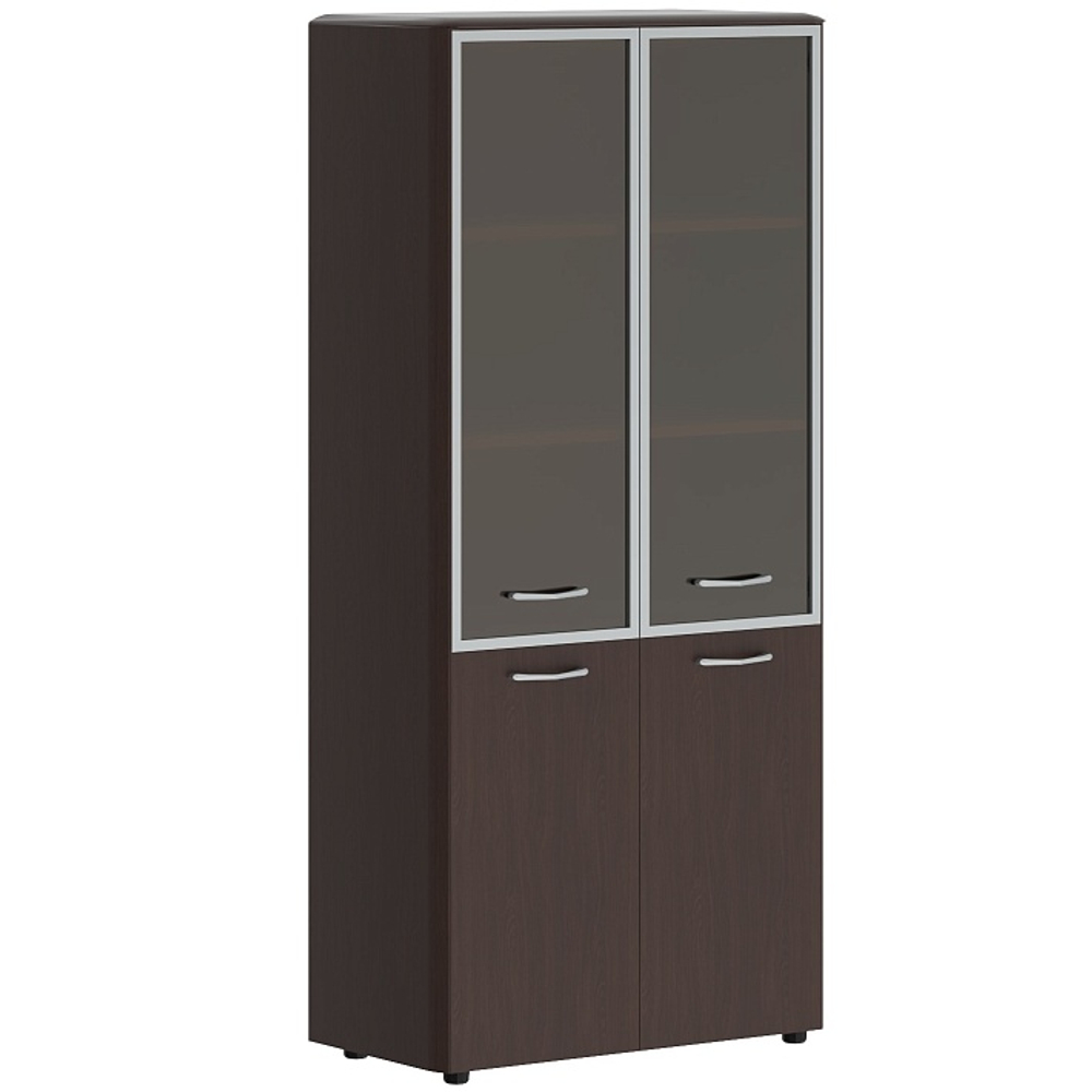 Шкаф для документов со стеклом в раме DIONI (ДИОНИ)