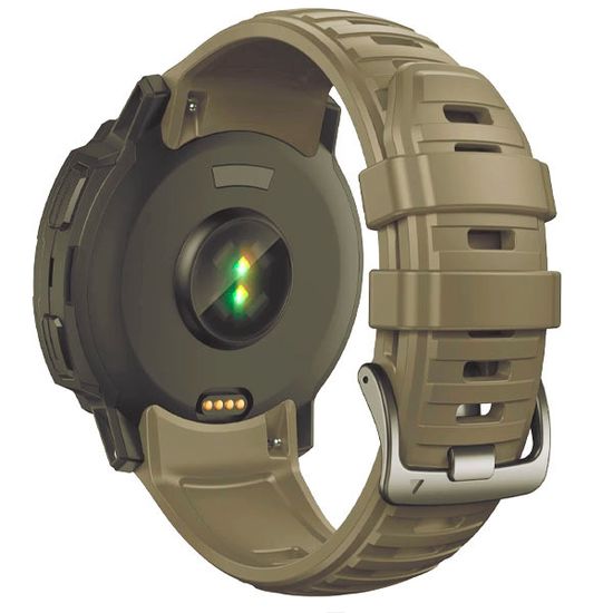 Ремешок 26 мм силиконовый для Garmin Instinct 2X Solar / Instinct  2X Solar Tactical оригинальное быстросъемное крепление Torch