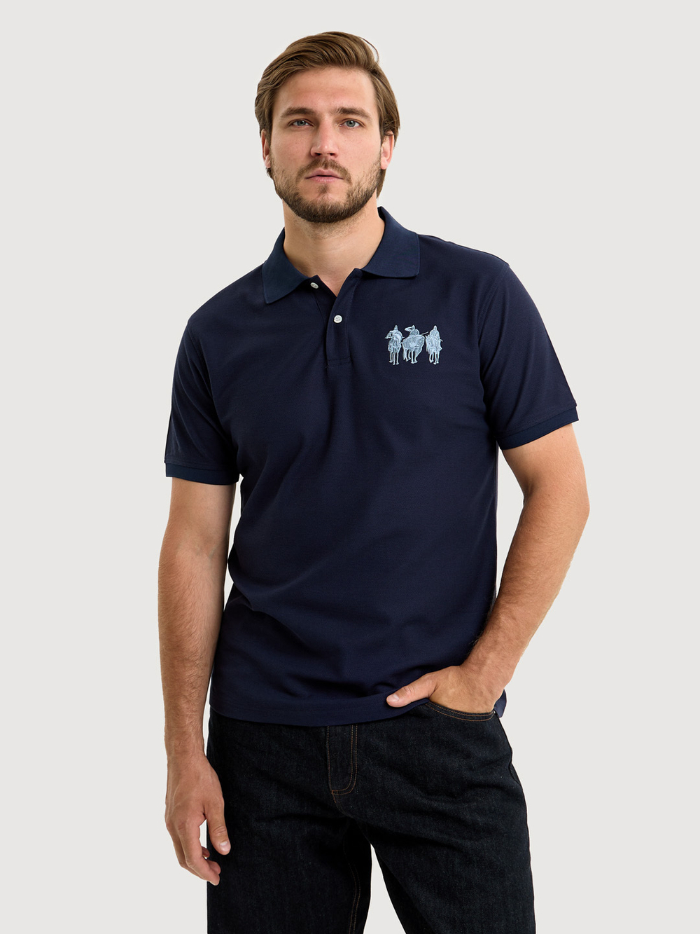 Поло Три Богатыря | EPOS (тёмно-синее)