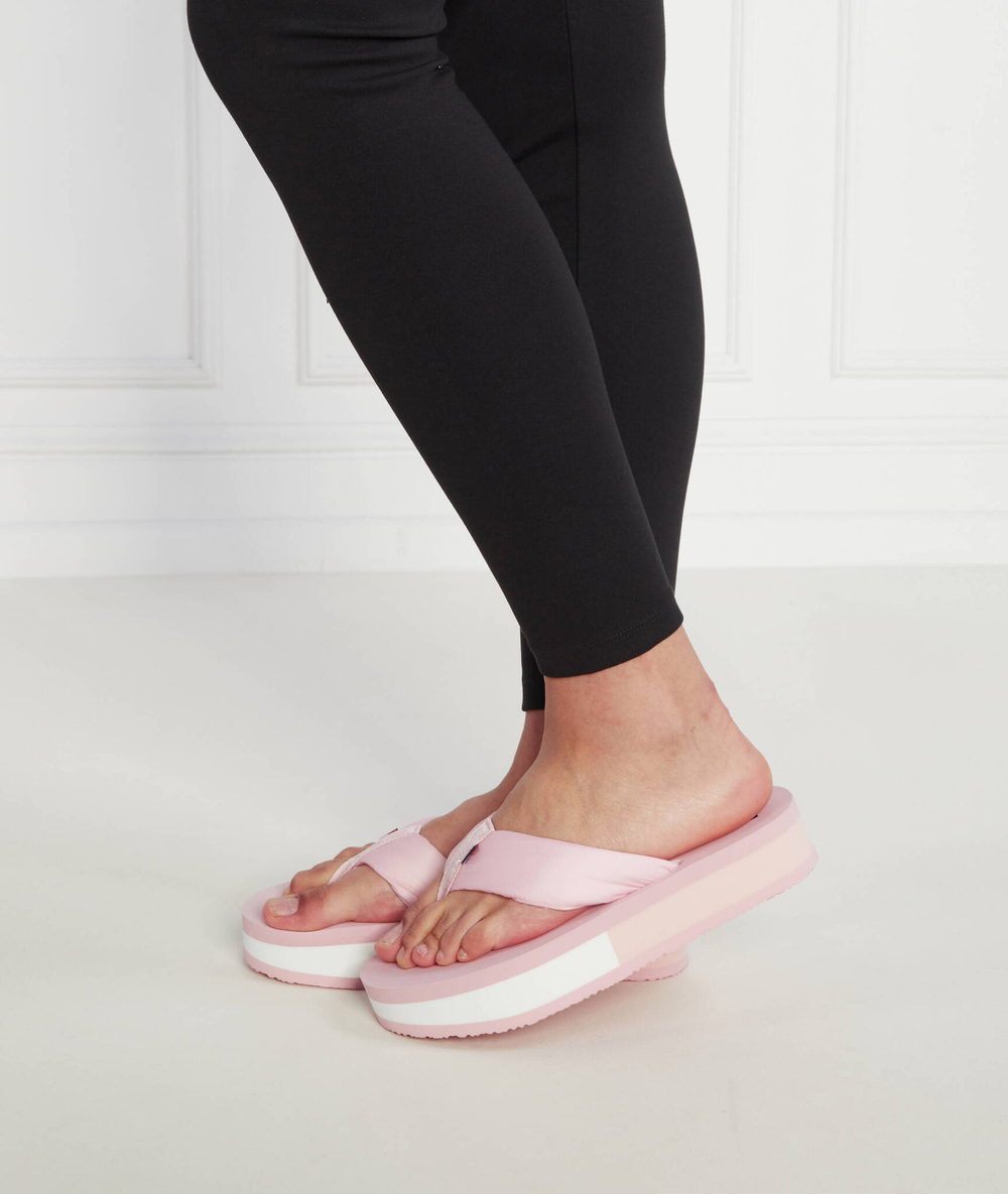 Вьетнамки WEBBING MID BEACH Tommy Jeans - розовый(EN0EN02114)