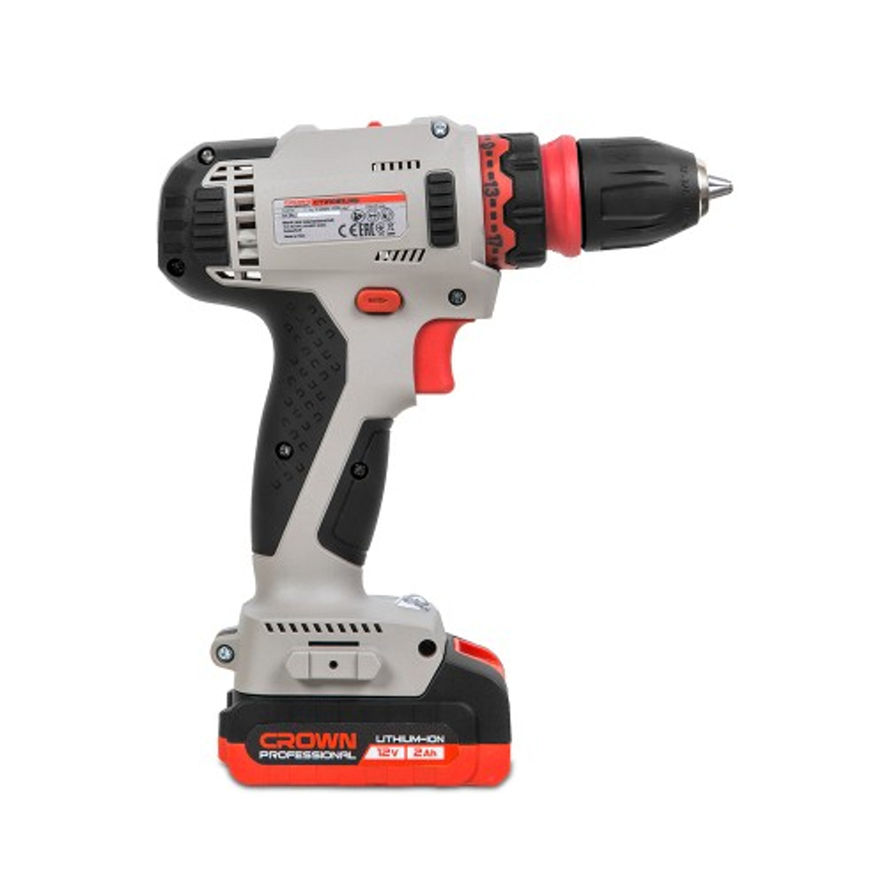 Дрель-шуруповерт аккумуляторная Crown CT21081HQ-2 BMC