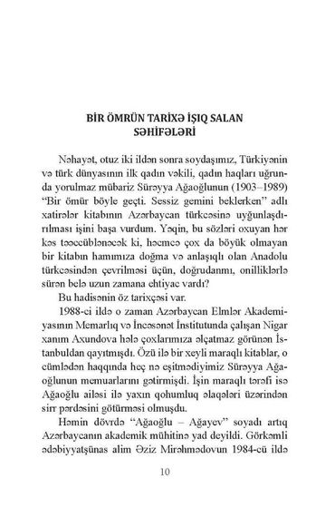 Bir ömür belə keçdi