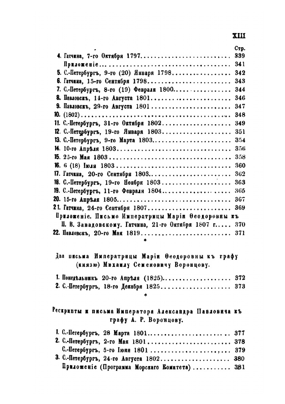 Архив князя Воронцова. Книга 28. Письма Русских государей и особ царского дома к графам Воронцовым | П. И. Бартенев