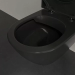 Унитаз подвесной Villeroy&Boch Subway 2.0 5614R0R7 черный матовый, безободковый