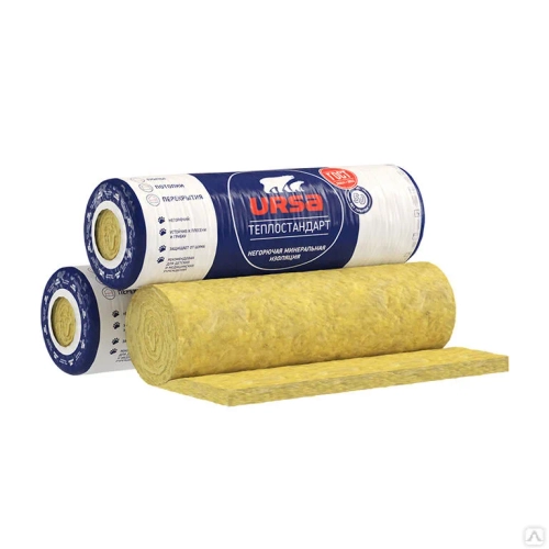 Утеплитель URSA 44 RN ТеплоСТАНДАРТ 2-6560-1220-50 мм (16 м2/0,8м3)