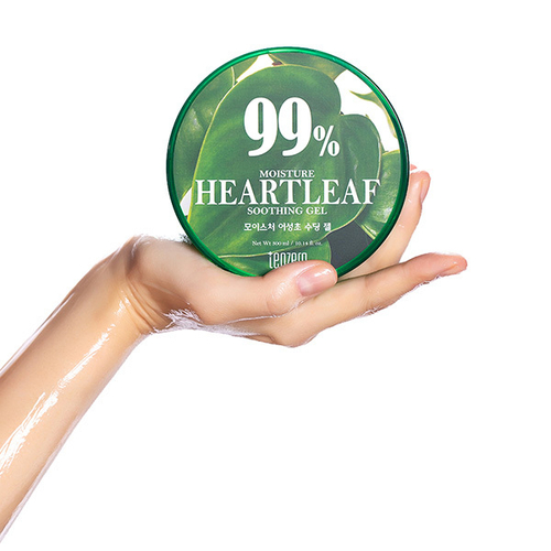 Выравнивающий гель с экстрактом Хауттюйнии Tenzero Moisture Heartleaf Soothing Gel 300мл