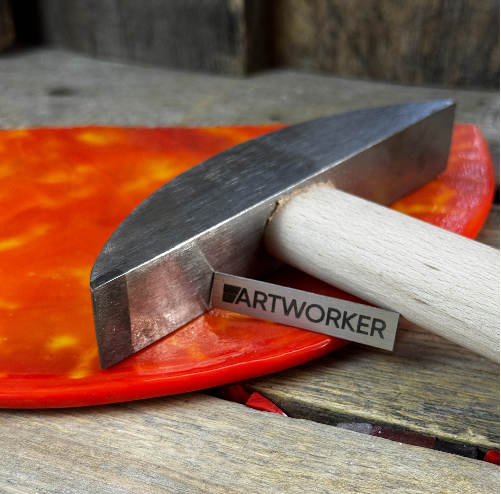 Молоток для смальты (мартеллина), 450 гр - 1 победитовый наконечник