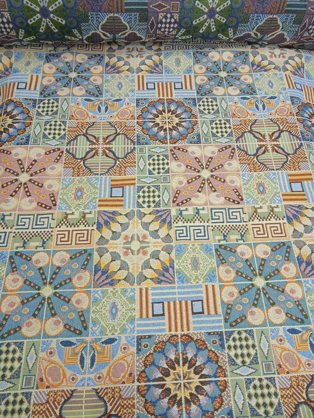 Мебельная ткань гобелен на отрез Керамика (ширина 160 см) цена за п/метр