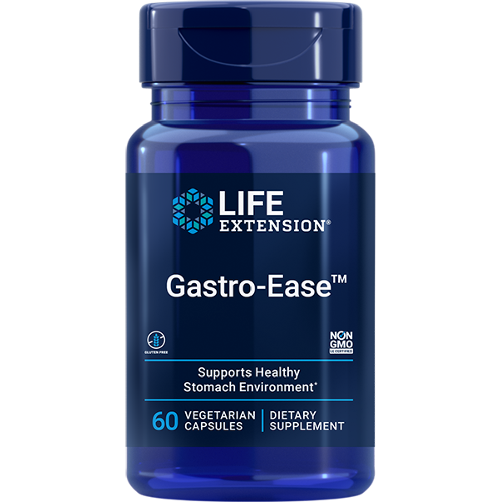 Gastro-Ease™ 60 капсул Life Extension