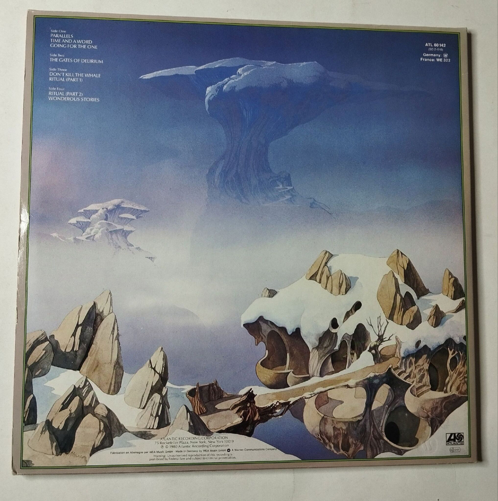 Винтажная виниловая пластинка LP Yes Yesshows (Germany 1980)
