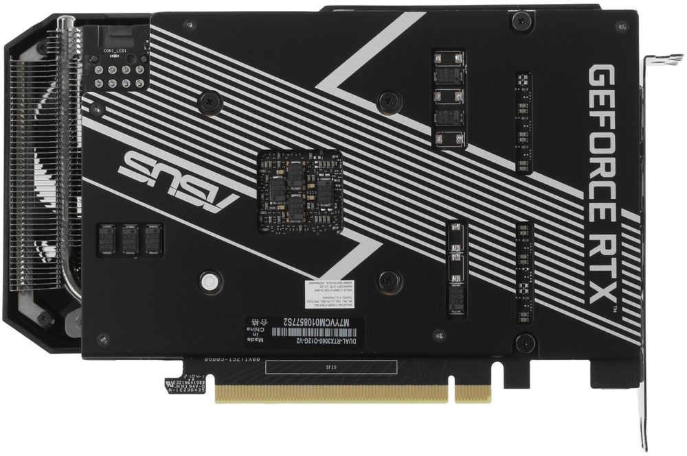 Видеокарта ASUS GeForce RTX 3060 DUAL OC LHR DUAL-RTX3060-O12G-V2 12 ГБ