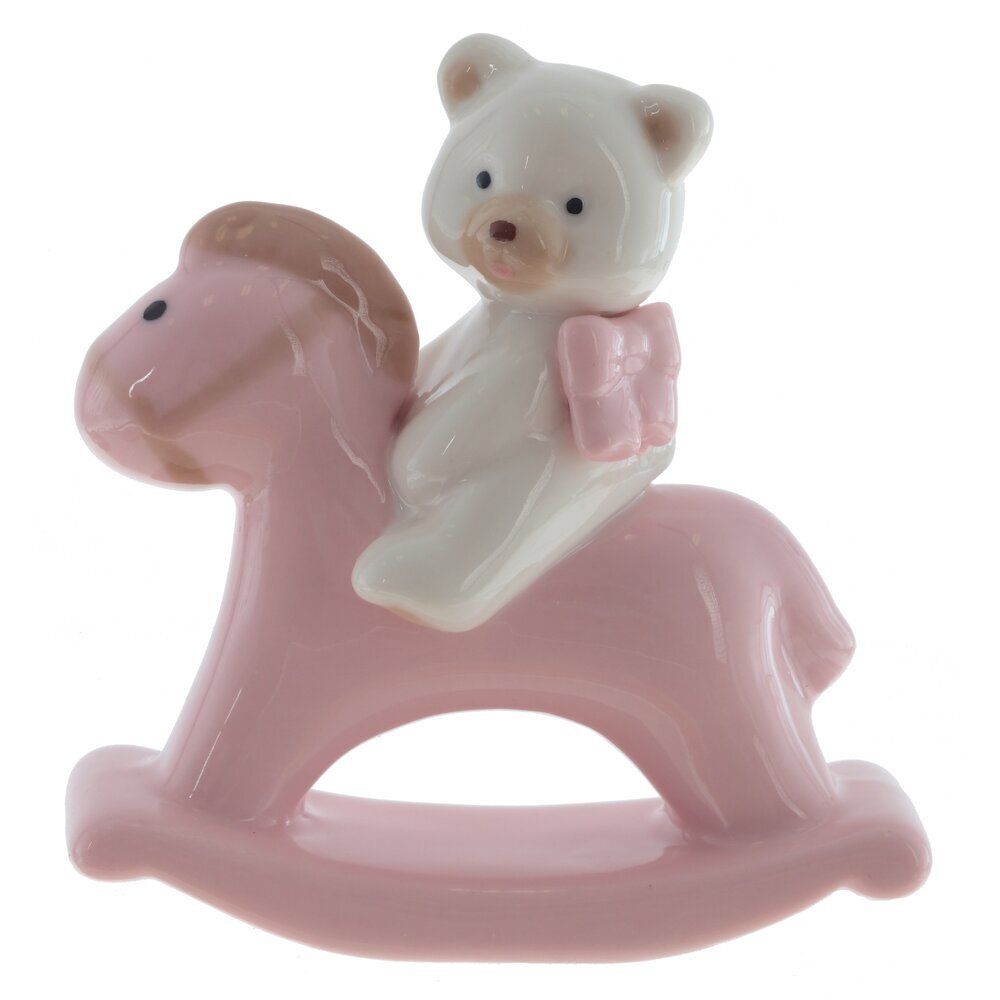 GAEM Фигурка декоративная "Мишка на лошадке", L8 W3,5 H8,5 см, 2в.