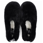 Ugg Hailey Fluff Slippers Black