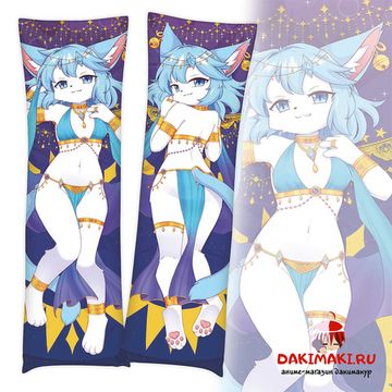 Дакимакура фурри Кошка девочка арт. 1237