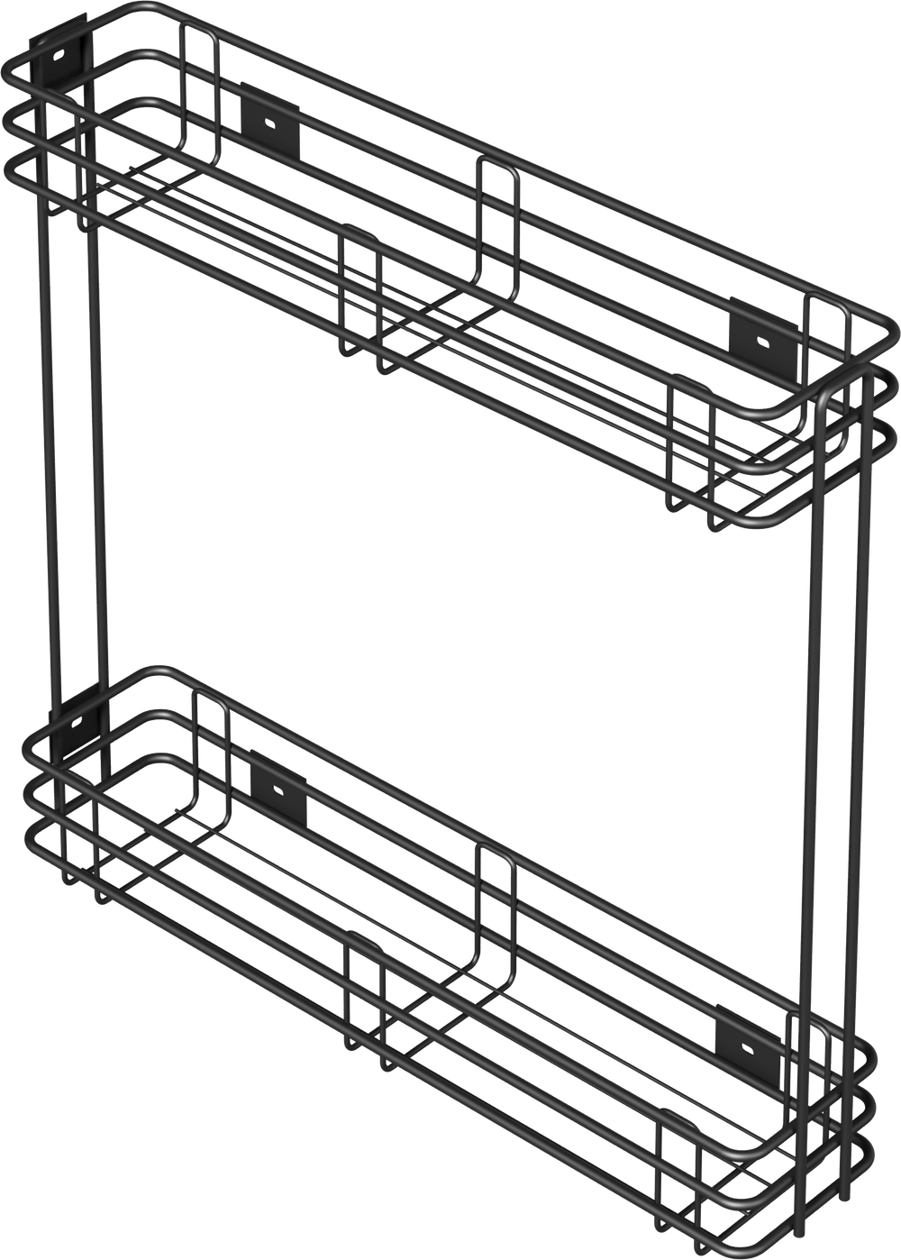 Полка Domaci Феррара 150-я D24760 для бутылок, черный муар