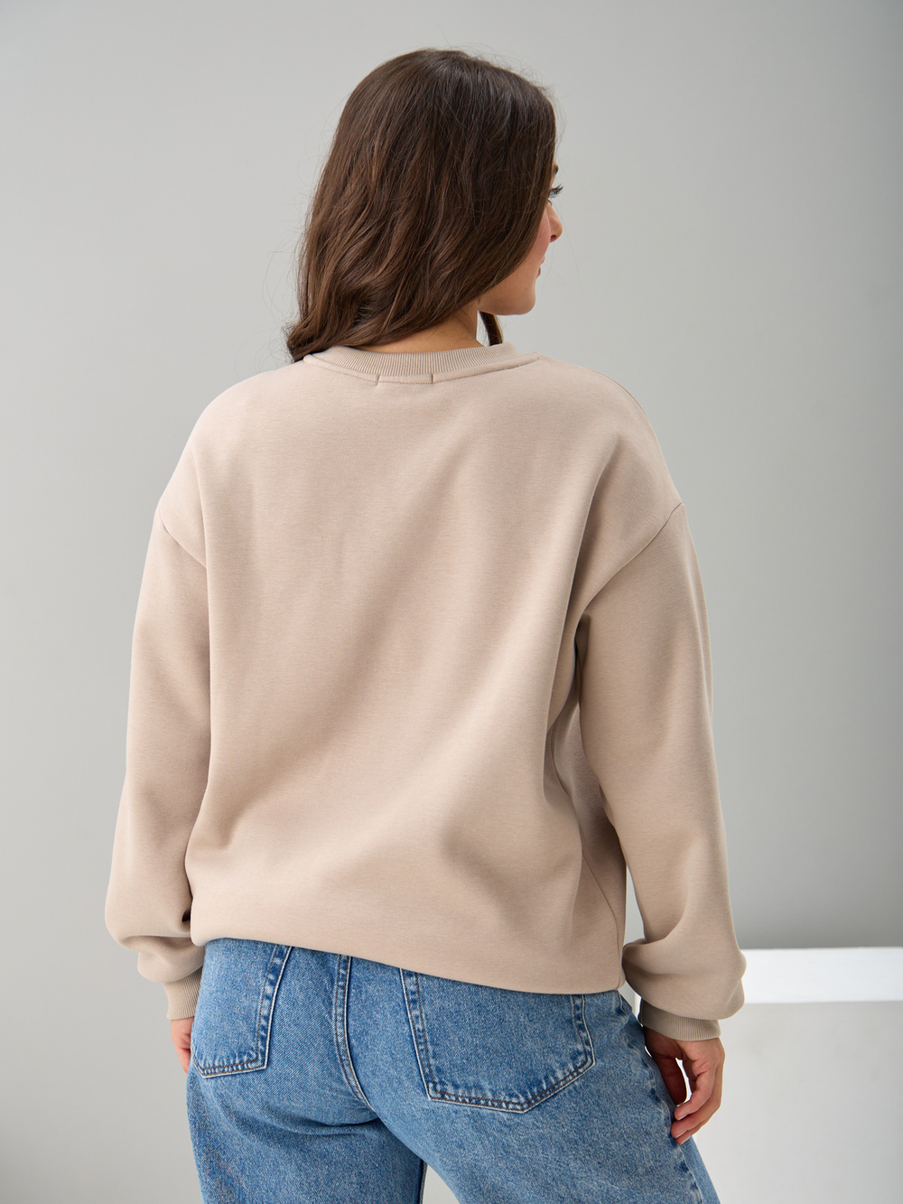 Толстовка Кис-090/бежевый-п