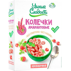 Колечки амарантовые Земляничные Умные сладости 150г