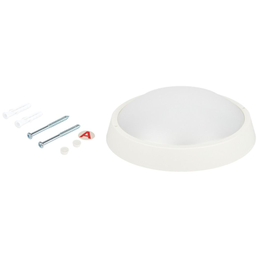 Светильник ЖКХ светодиодный ЭРА SPB-203-0-40K-018 18Вт 4000К 1530Лм IP65 D220мм КРУГ