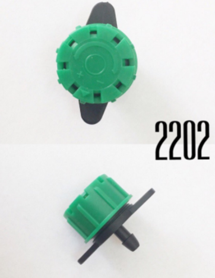 Капельница регулируемая зелёная (водовылев 0-100L, рабоч. дав. 3bar) (500/3800шт.)