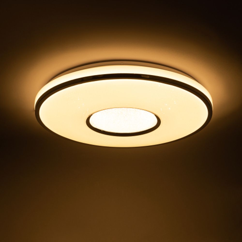 Светильник потолочный светодиодный ЭРА Классик с ДУ SPB-6-70-RC Crystal 70Вт 3000-6500К 4800Лм