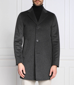 Хлопковое пальто storvik Oscar Jacobson - графитовый(71269049)