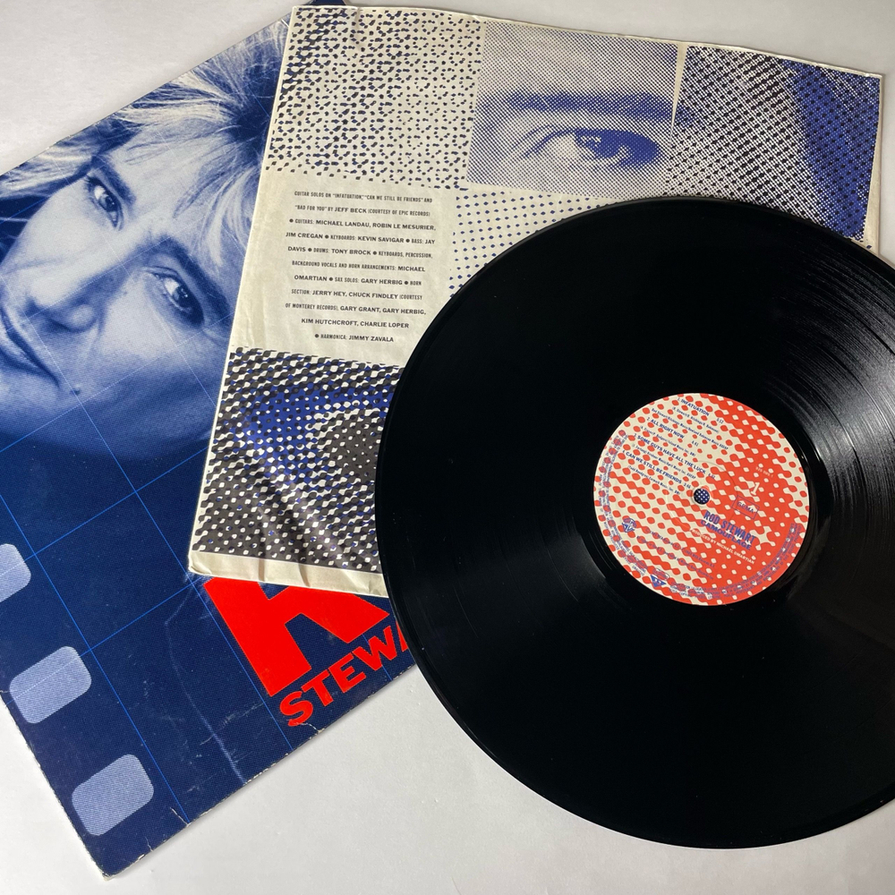 Винтажная виниловая пластинка LP Rod Stewart Camouflage (Германия 1984) Infatuation