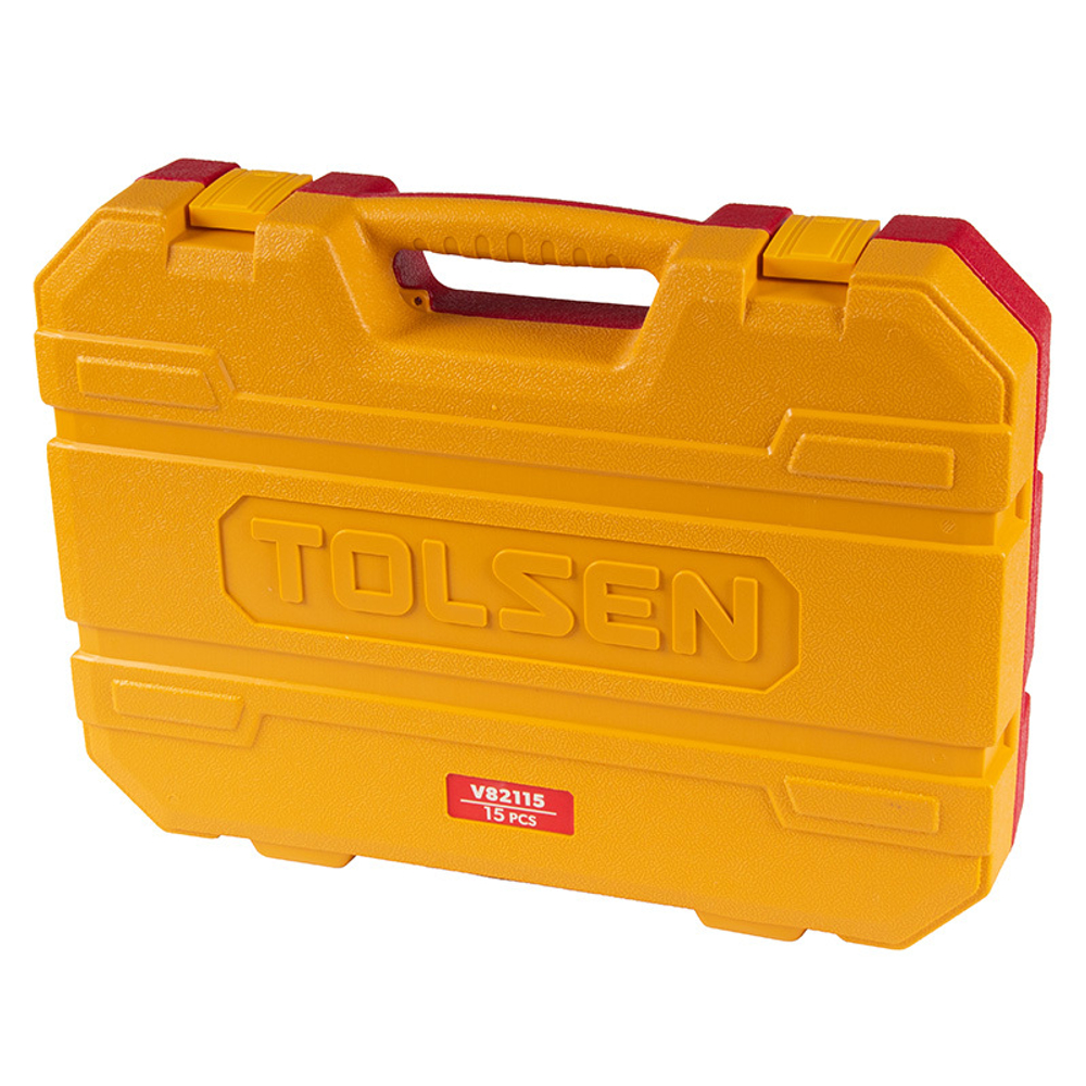 TOLSEN (TTV82115) Набор инструментов диэлектрических, универсальный, 15 предметов