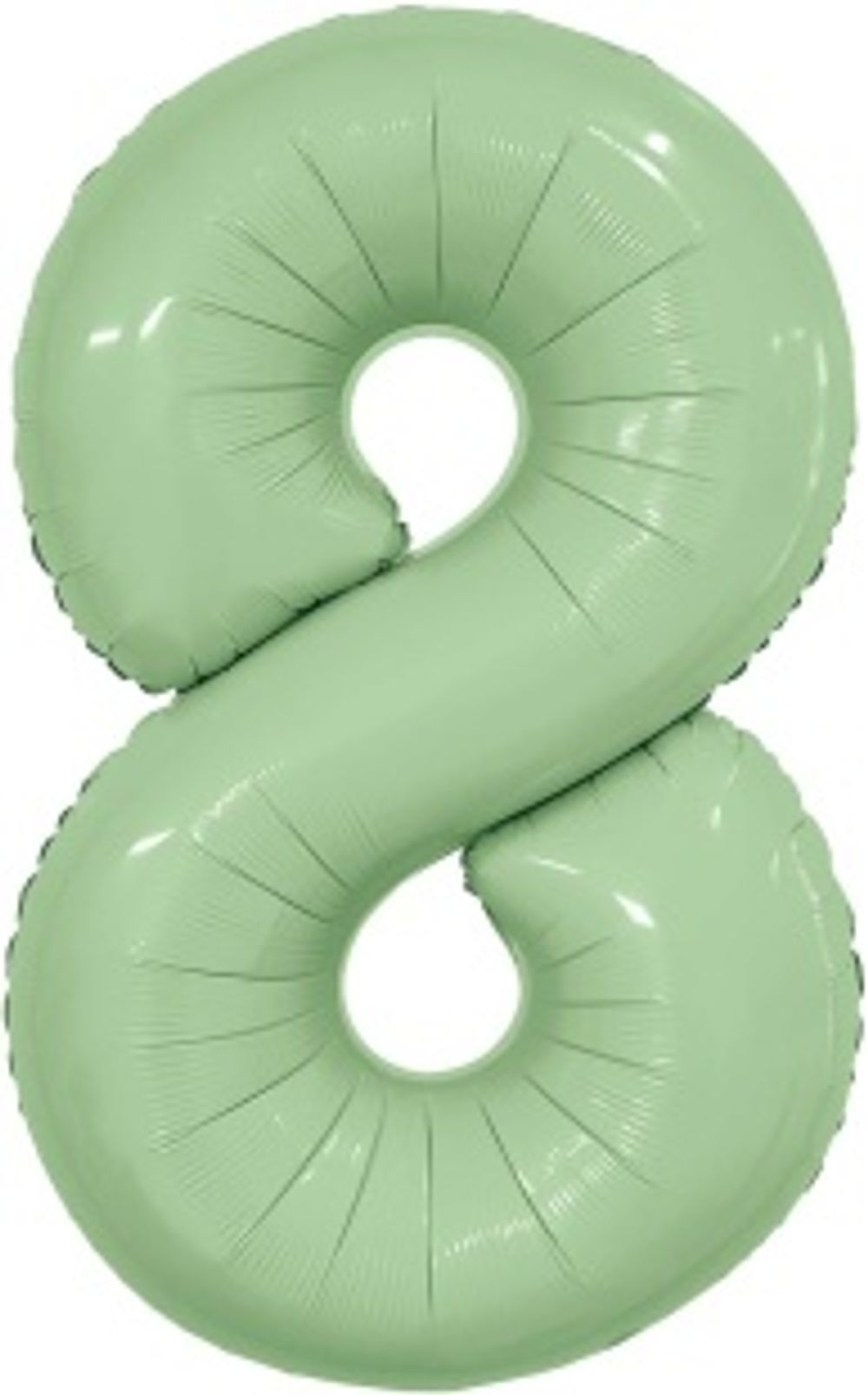 Agura Шар (40''/102 см) Цифра, 8 Slim, Олива (БГ-60)  Изображение3