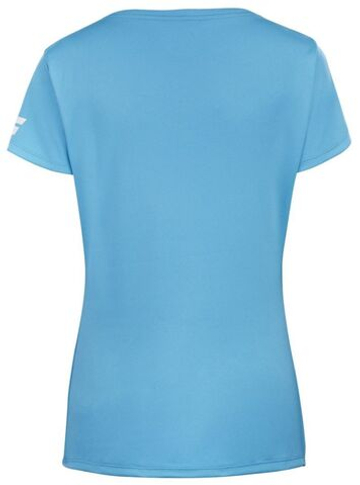 Футболка для девочки теннисная Babolat Play Cap Sleeve Top Girl - Бирюзовый