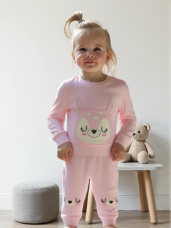 1032-13-7 Комплект для девочки (джемпер+брюки)