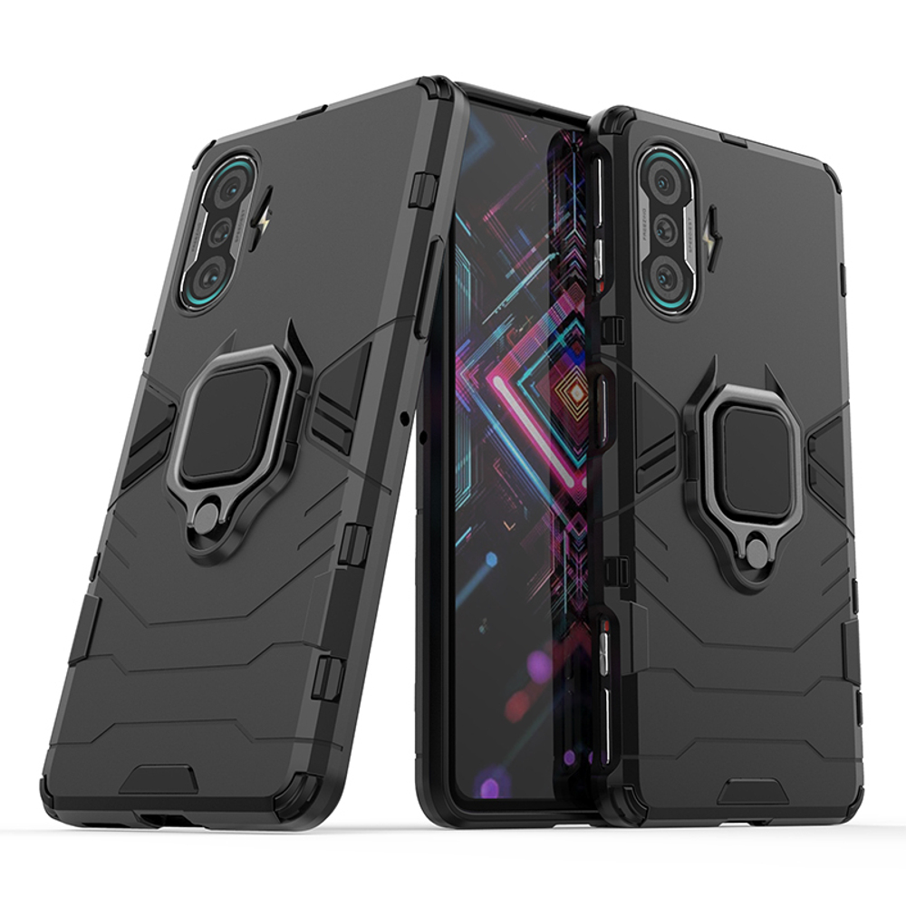 Противоударный чехол с кольцом Panther Case для Xiaomi Poco F3 GT