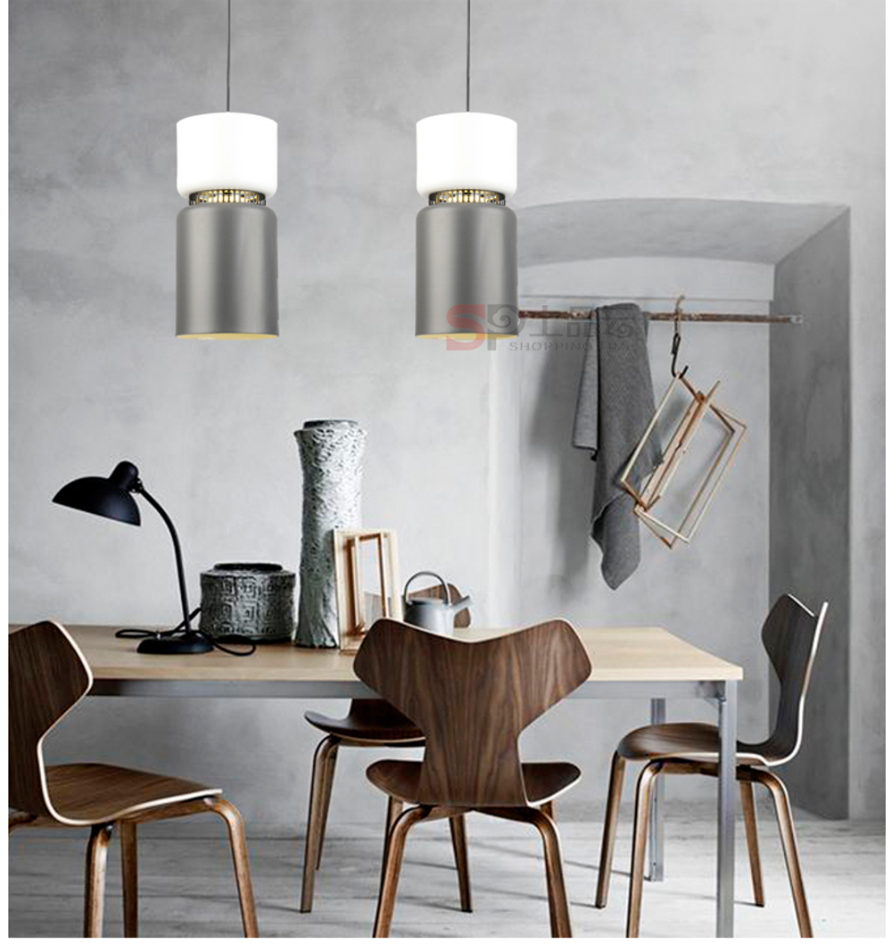 Pendant design lamp  ASPEN S40 by B.Lux (White+Orange)