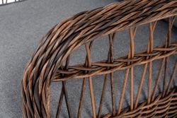 "Цесена" кресло плетеное из искусственного ротанга, цвет коричневый