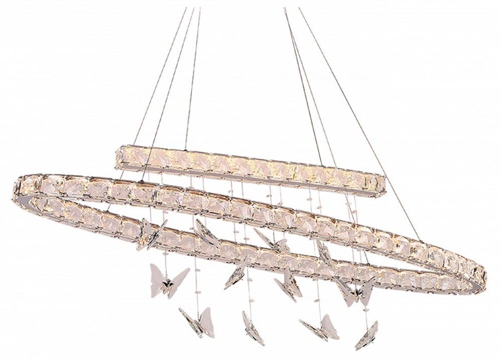 Подвесной светильник Newport 8120 8120/120 oval chrome