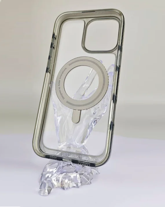 Чехол Anker MagGo Magnetic Case with Stand для Apple IPhone 16 Pro Серый (Titanium)