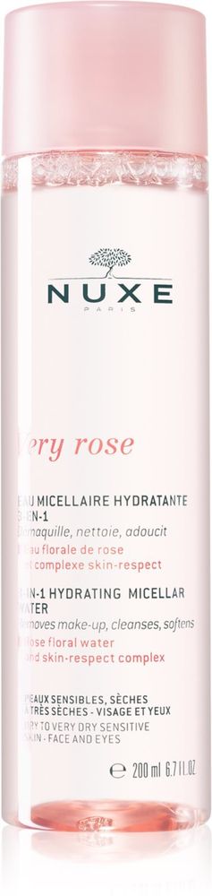 Nuxe увлажняющая мицеллярная вода для очень сухой и чувствительной кожи Very Rose