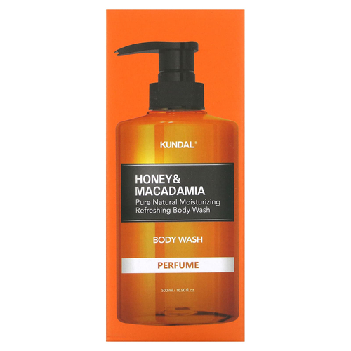 Kundal, Мед и макадамия, гель для душа, детская присыпка, 500 мл (16,90 жидк. унц.)
