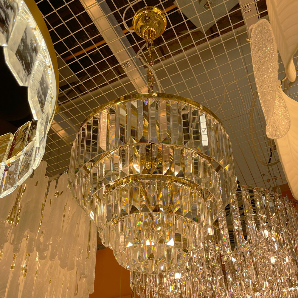 Люстра Cloyd ORDINAL-B C4 / Ø40 см - золото (арт.10803)