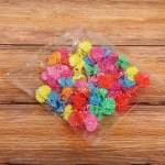 Заколка-краб для волос детские в пакете 50шт «Collection Boom - Ромашки», цвет микс, 1см