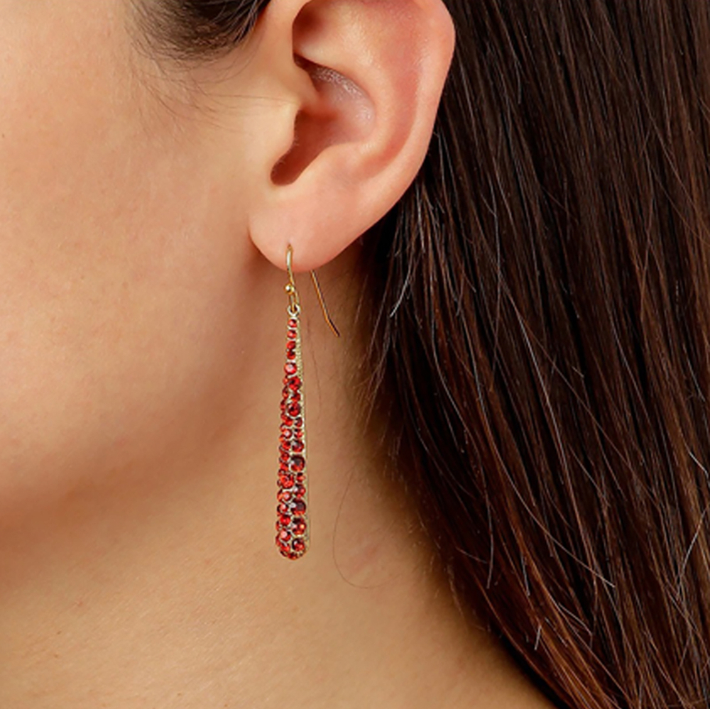 Серьги Dyrberg Kern BLAZE SG RED 370060
