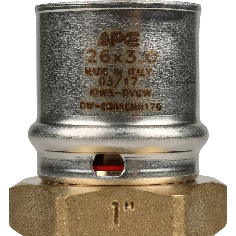 Переходник STOUT НР 1" х26 пресс