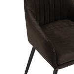 Стул на металлокаркасе Woodville на металлокаркасе Райнер MR -09, черный, ножки черные