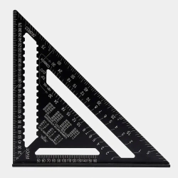 Угольник Свенсона столярный 300мм, уголок, линейка, разметочный Алюминий