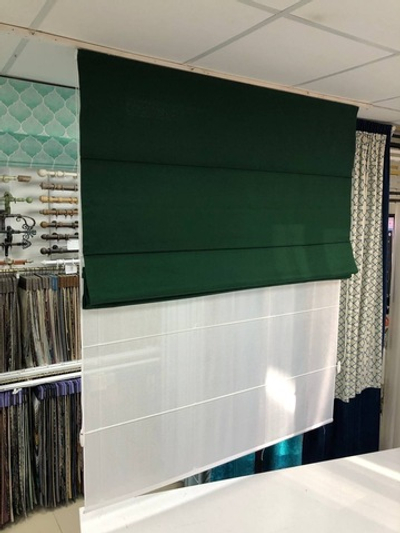 Римская штора День-Ночь из тканей Megara 6699 col 24 и Arya Doss v-01