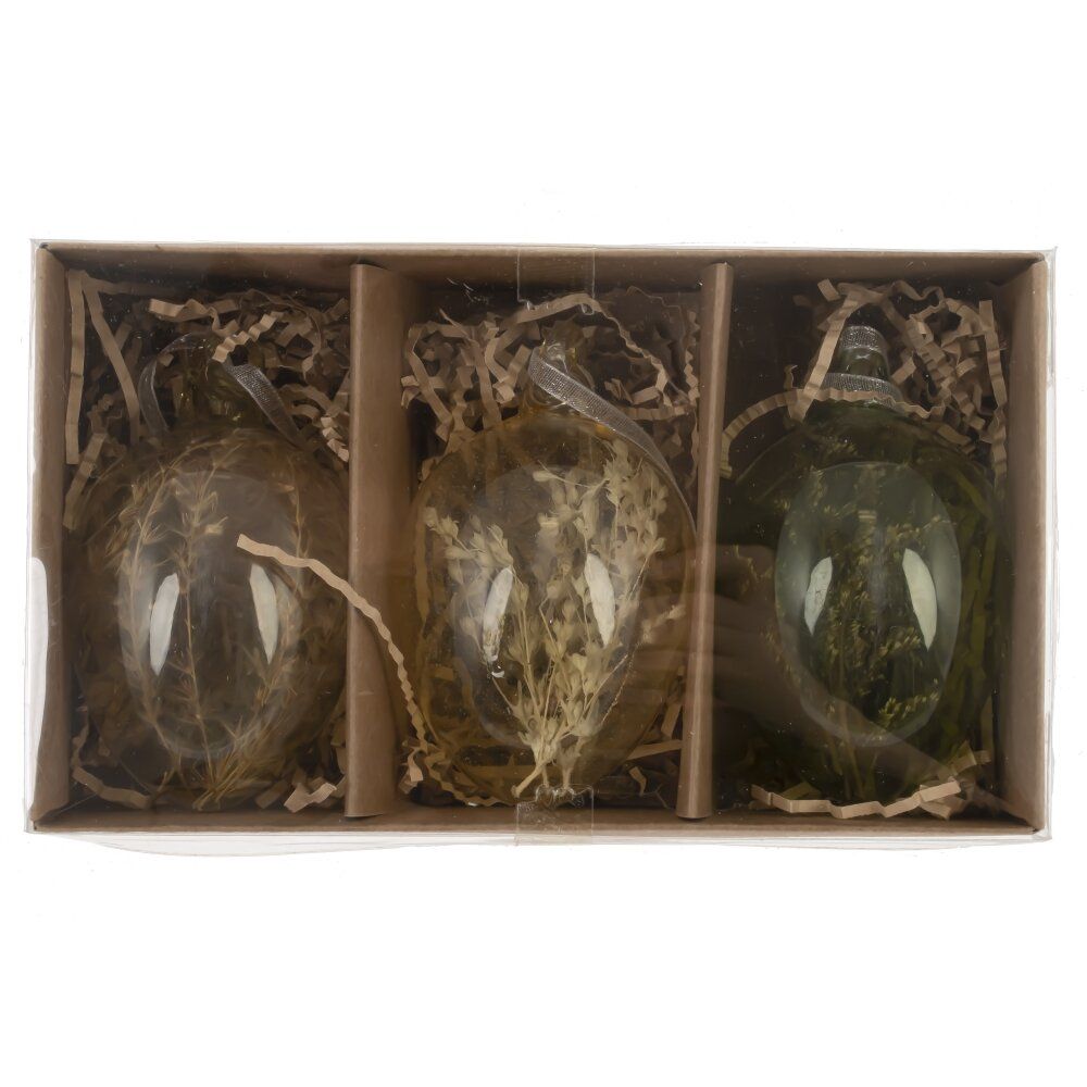 GAEM Набор из 3-х изделий декоративных подвесных "Яйцо пасхальное" (5*8), L16,5 W9,5 H5,5 см