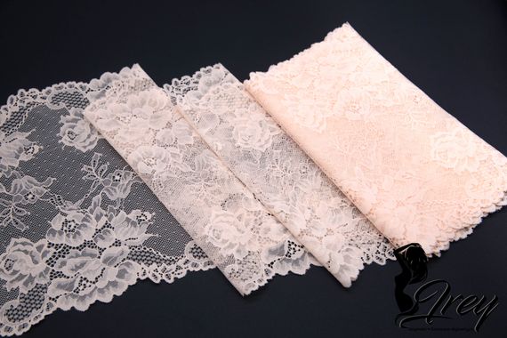 03-215 Кружево эластичное 23 см, телесный (персик)